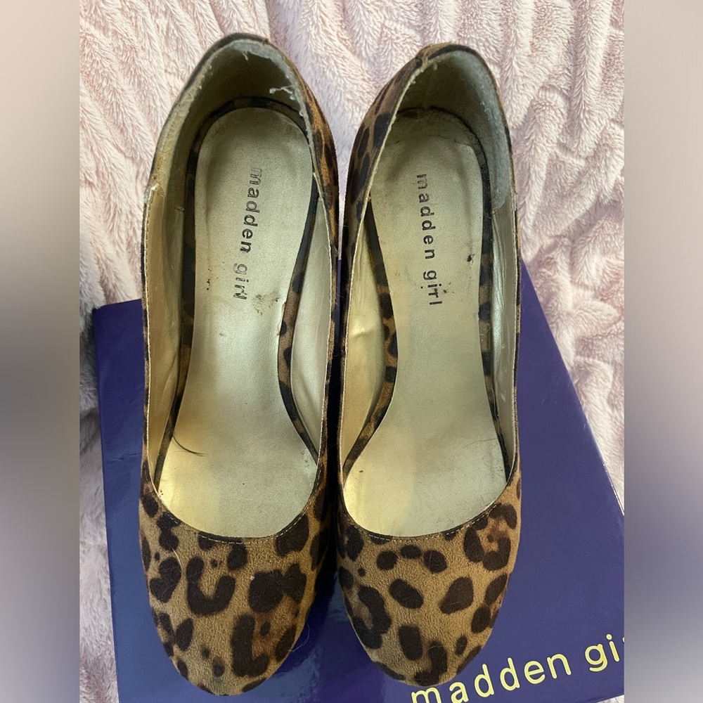 Leopard Wedges